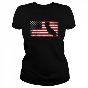 California 4th of July American Flag USA T-Shirt Classic Women's T-shirt