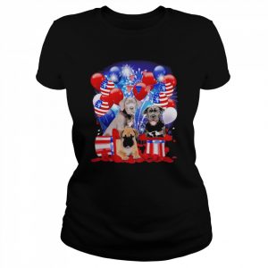 Cane Corso Balloons Fireworks Shirt Classic Women's T-shirt