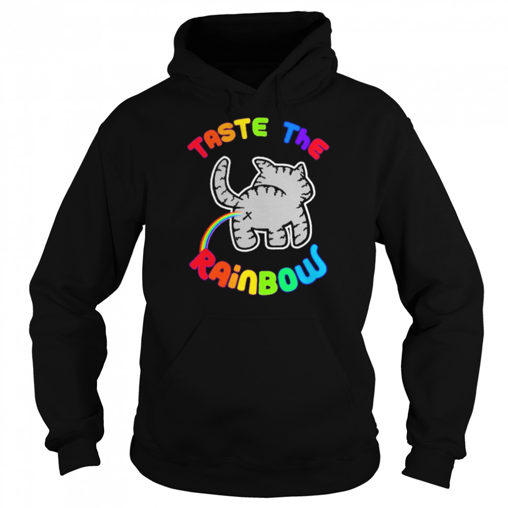 Cat taste the Rainbow  Unisex Hoodie