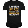 Caution Throwing Area Shot Put Track And Field Thrower Shirt Classic Men's T-shirt