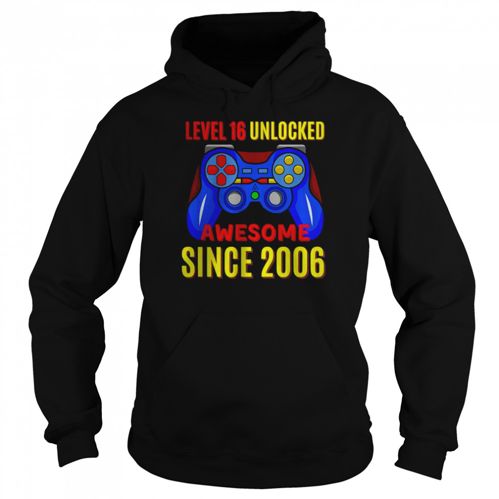 Celebration of 16th Birthday T-Shirt Unisex Hoodie