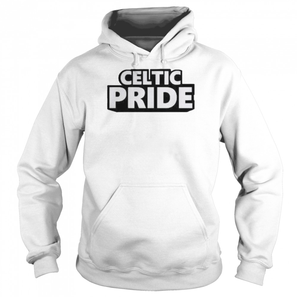 Celtics pride text  Unisex Hoodie