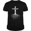 Christian cross roots faith  Classic Men's T-shirt