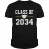 Class Of 2034 Grow With Me Graduation First Day of School Shirt Classic Men's T-shirt