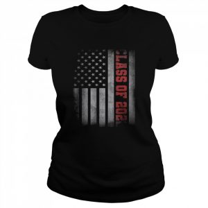 Class of 2022 Patriotic Distressed American Flag Graduation T-Shirt Classic Women's T-shirt