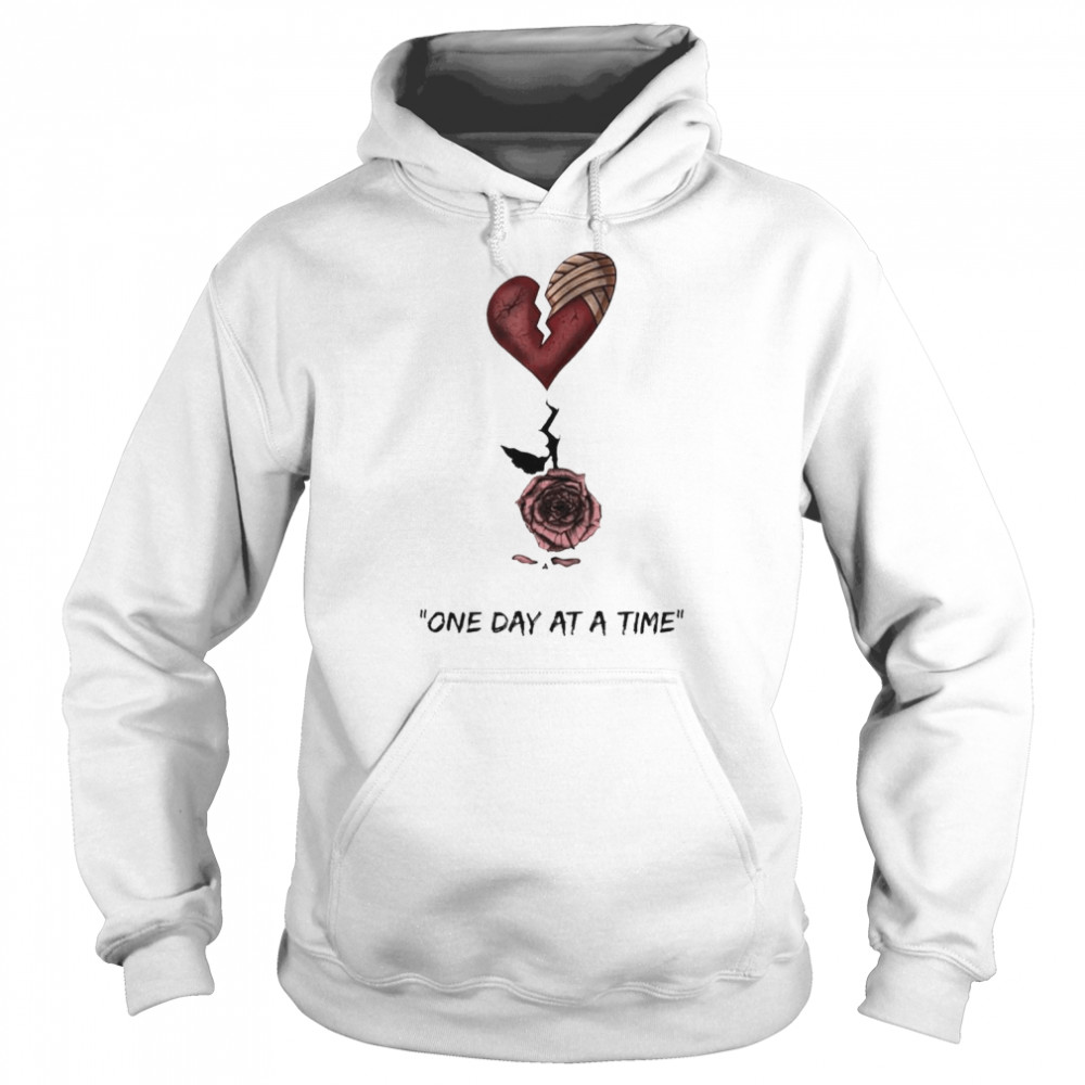 Cloaser And King Impaaact Design One Day At A Time Shirt Unisex Hoodie