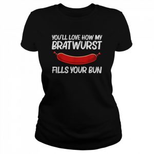 Cool Bratwurst Dad Wurst Chopped Meat German Food Shirt Classic Women's T-shirt