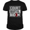 Court Martial Biden Anti Joe Biden  Classic Men's T-shirt