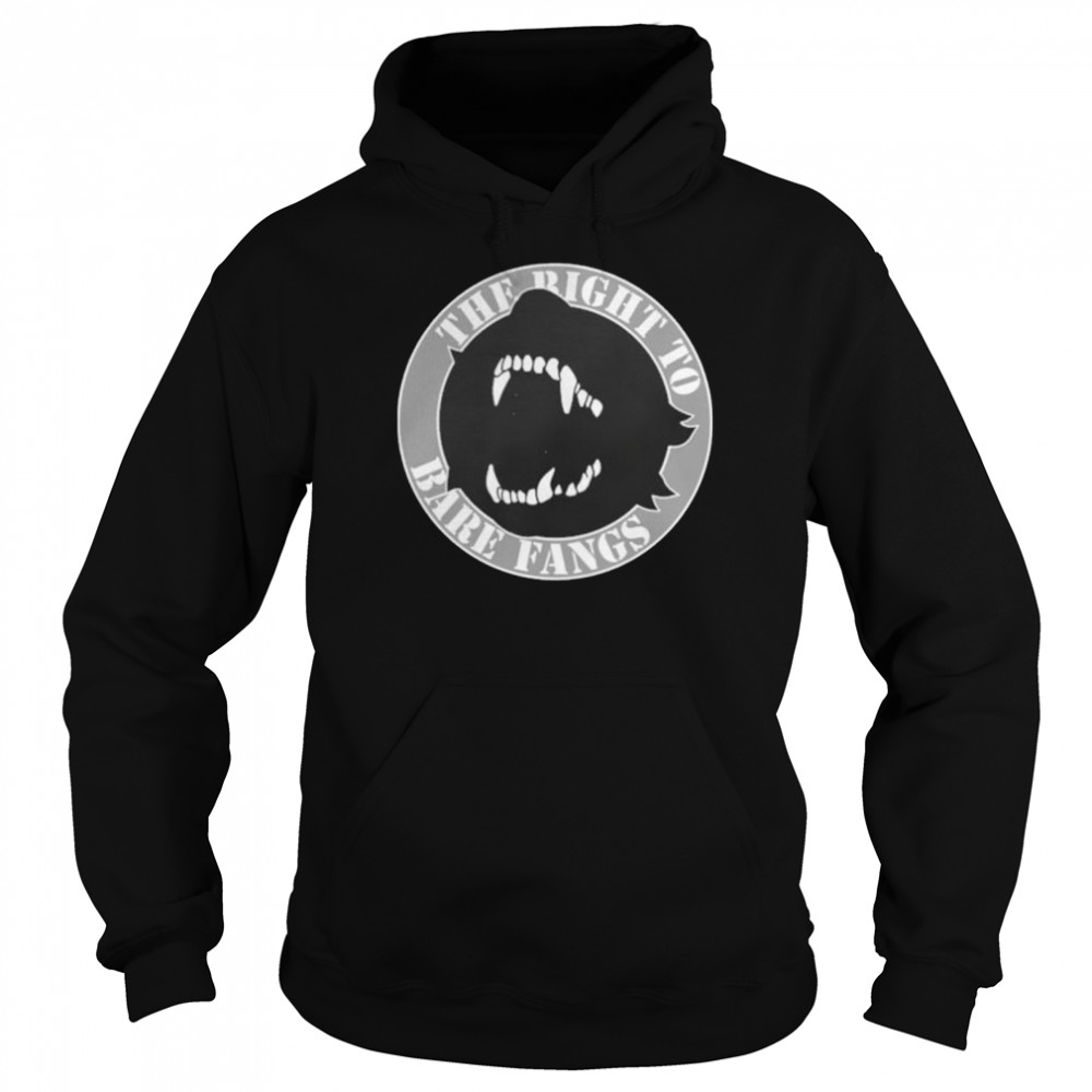 Crowdmade merch the right to bare fangs  Unisex Hoodie