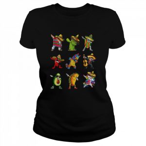 Dabbing Cinco De Mayo Taco Mexican Fiesta Cactus Party Shirt Classic Women's T-shirt