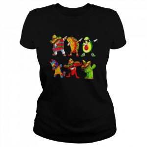 Dabbing Cinco de mayo taco fiesta cactus  Classic Women's T-shirt