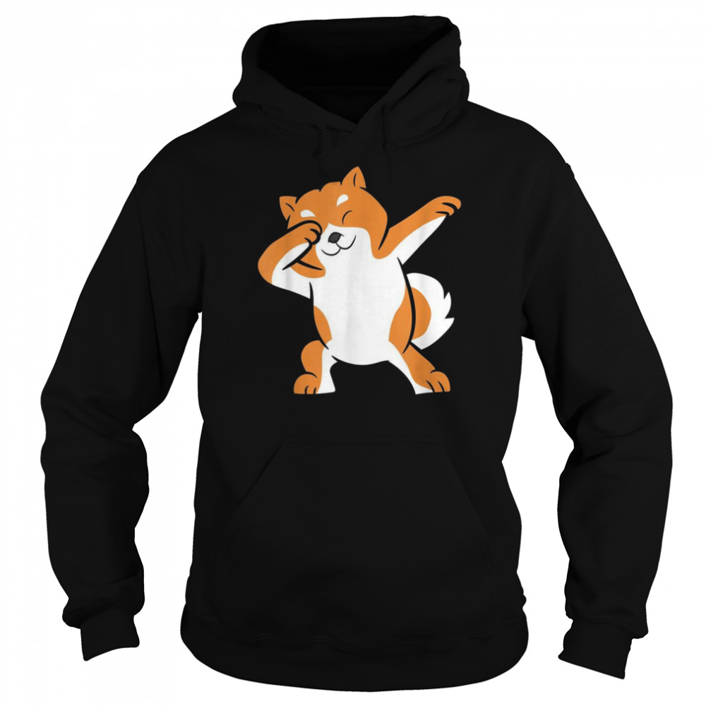 Dabbing Shiba Inu Pet Shiba Inu Dog Shirt Unisex Hoodie