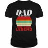 Dad the man the myth the legend father’s day vintage  Classic Men's T-shirt