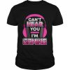 Damen Lustiges GamingHeadset Can’t Hear You I’m Gaming für Mädchen Raglan Shirt Classic Men's T-shirt