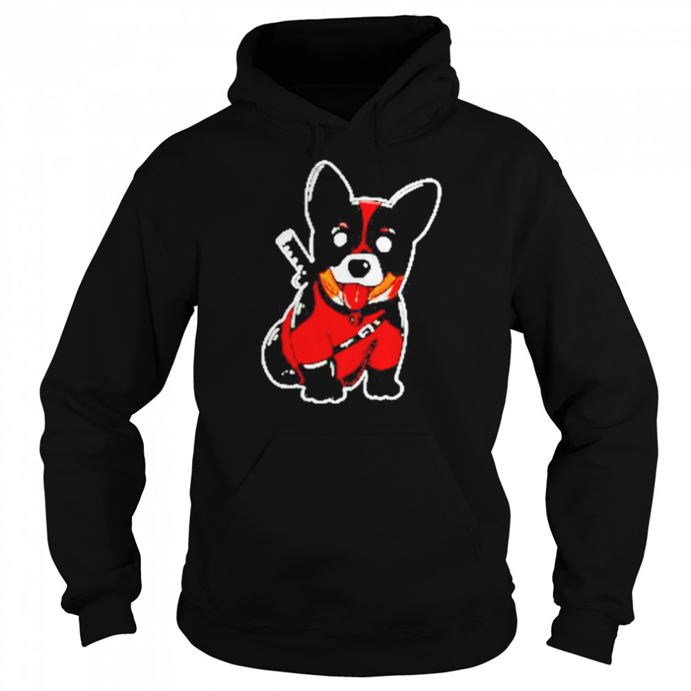 Deadpool Corgi Corgipool Shirt Unisex Hoodie