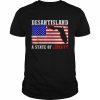 Desantisland state of liberty florida map florida patriotic  Classic Men's T-shirt