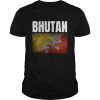 Distressed Bhutan Flag Bhutanese Shirt Classic Men's T-shirt