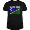 Distressed Solomon Islands Flag Solomon Islander Shirt Classic Men's T-shirt