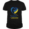 Dnipro Ukraine National Flag Heart Emblem CrestShirt Shirt Classic Men's T-shirt