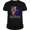 Donald Trump Kiss American flag make America patriotic again  Classic Men's T-shirt