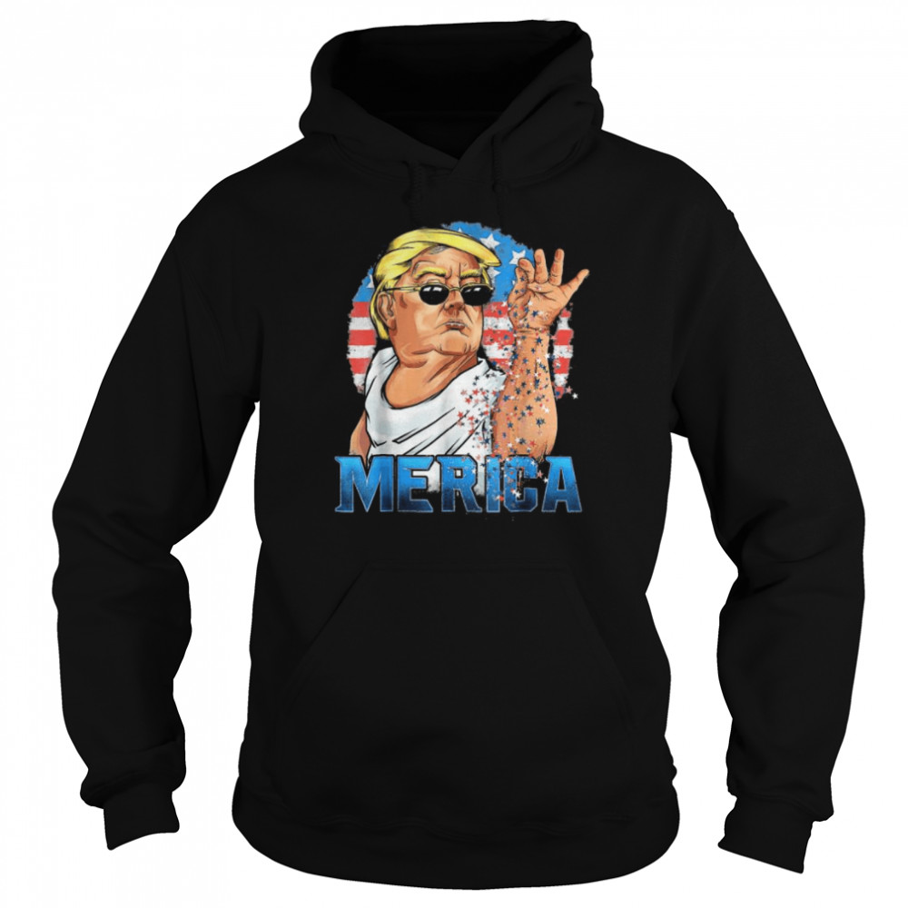 Donald Trump salt merica freedom 4th of july  Unisex Hoodie