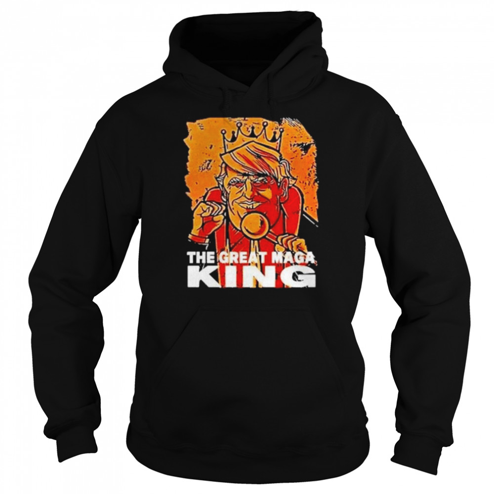 Donald Trump the great maga king Trump king us  Unisex Hoodie