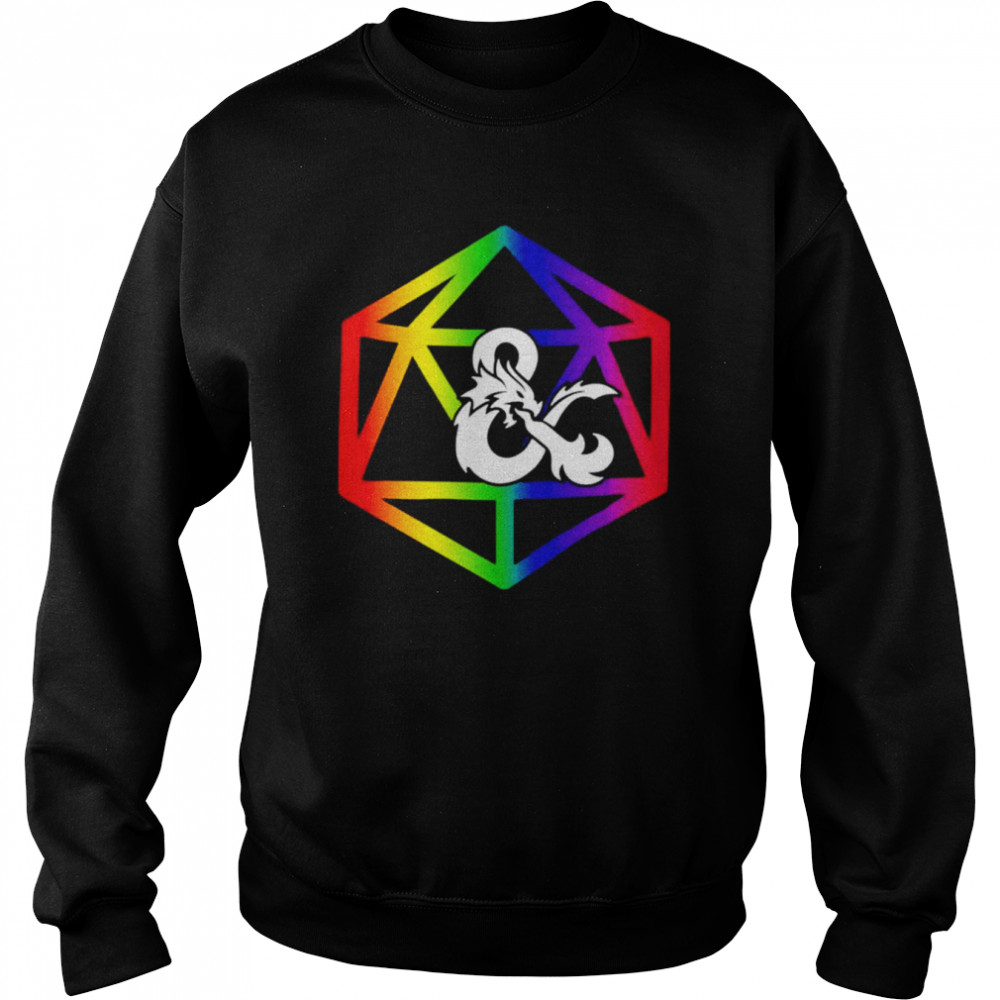 Dungeons and dragons pride T- Unisex Sweatshirt