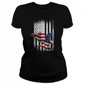 Eagle US Flag American Patriotic 4th Of July Independence T-Shirt Classic Women's T-shirt