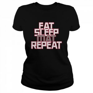 Eat Sleep Mat Repeat Fighter Spruch Shirt Classic Women's T-shirt