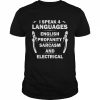 Electrician Art Electrical Engineer HumorShirt Shirt Classic Men's T-shirt