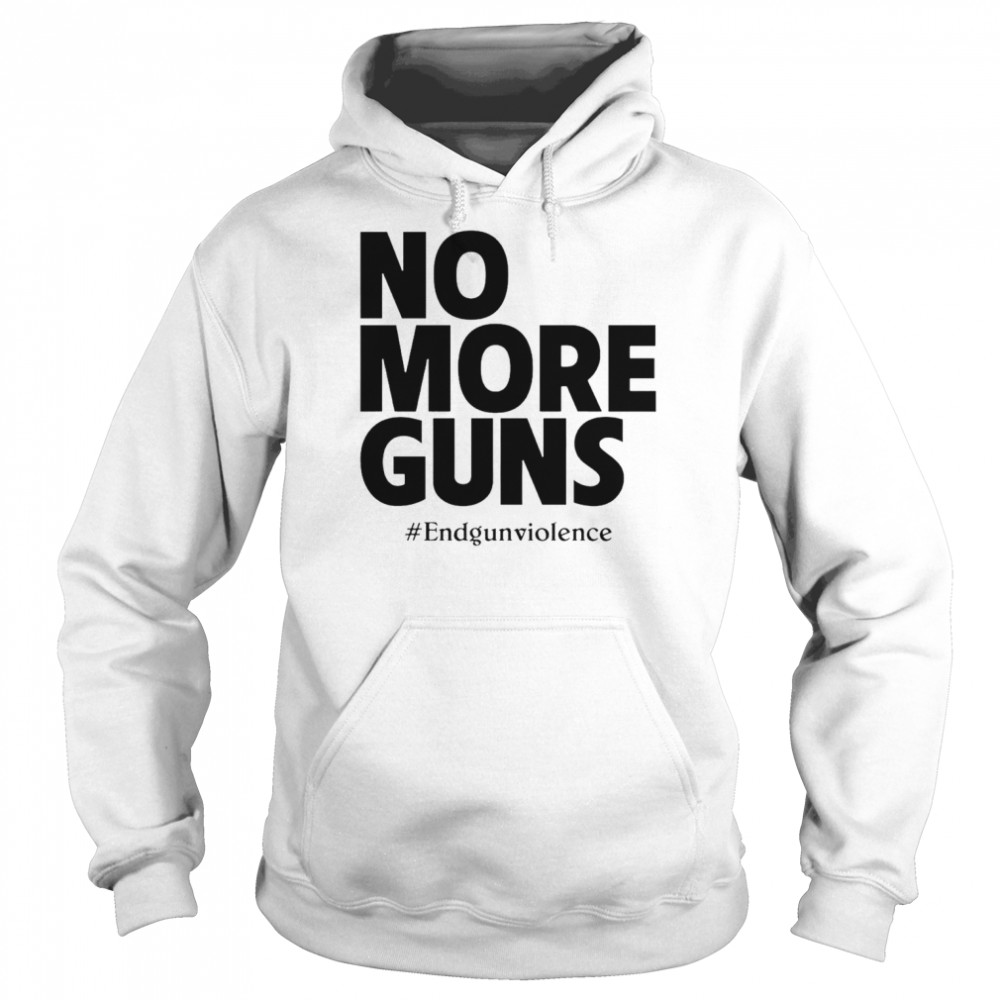 End Gun Violence No More Guns  Unisex Hoodie