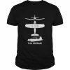 F4U Corsair American WW2 Fighter Plane Silhouettes Shirt Classic Men's T-shirt