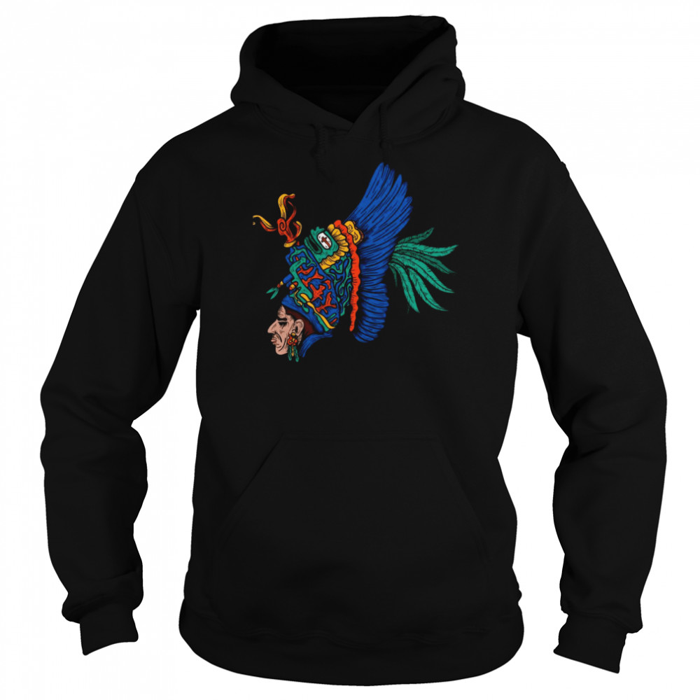 Face Ancient Aztec Warrior People Civilization Ethnic Shirt Unisex Hoodie