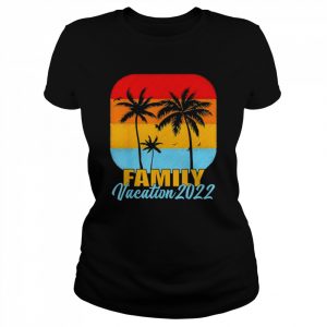 Family vacation 2022 beach tropical matching group vintage  Classic Women's T-shirt