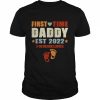 Fathers Day For Dad First Time Daddy New Dad Est 2022 Shirt Classic Men's T-shirt