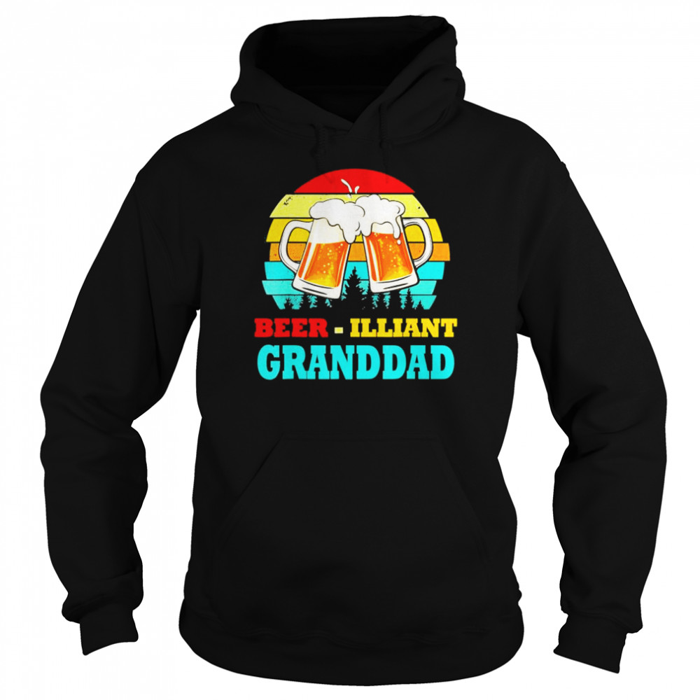 Fathers day beerilliant granddad drink  Unisex Hoodie