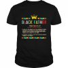 Fathers day black african American father definition graphic  Classic Men's T-shirt