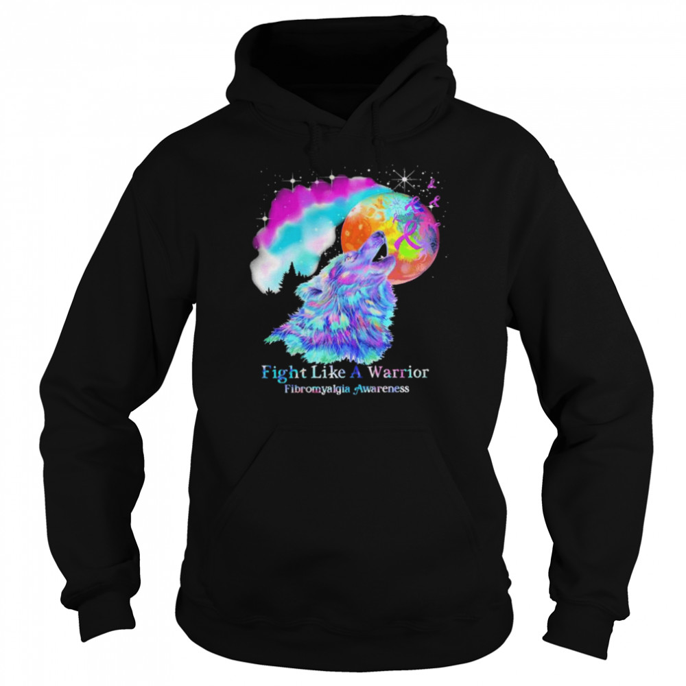 Fight like a warrior fibromyalgia awareness  Unisex Hoodie