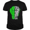 Fight the stigma mental health awareness green ribbon  Classic Men's T-shirt