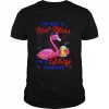 Flamingo I’m not a hot means I’m a spicy disaster  Classic Men's T-shirt