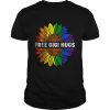 Free Gigi Hugs Lgbt Daisy Rainbow Flower Hippie Gay Pride T-Shirt Classic Men's T-shirt