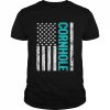 Funny Cornhole US Flag Shirt Classic Men's T-shirt