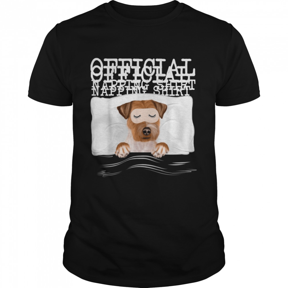 Funny Official Napping Sleeping Russell Terrier Shirt