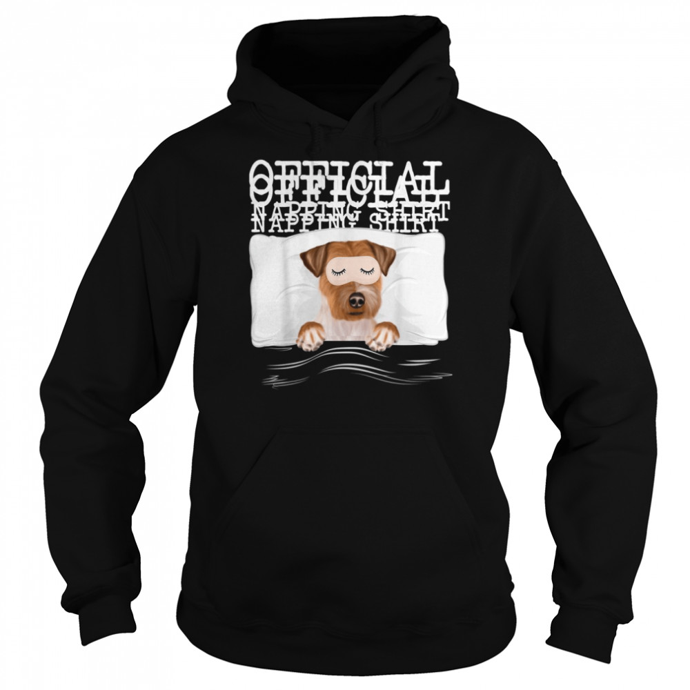 Funny Official Napping Sleeping Russell Terrier Shirt Unisex Hoodie