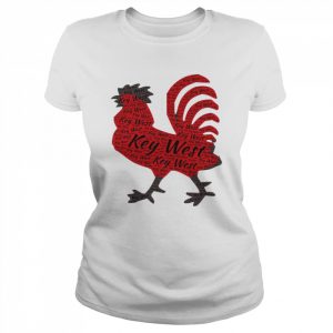 GGT Enlarged Key West Chicken Route One Souvenir Shirt Classic Women's T-shirt