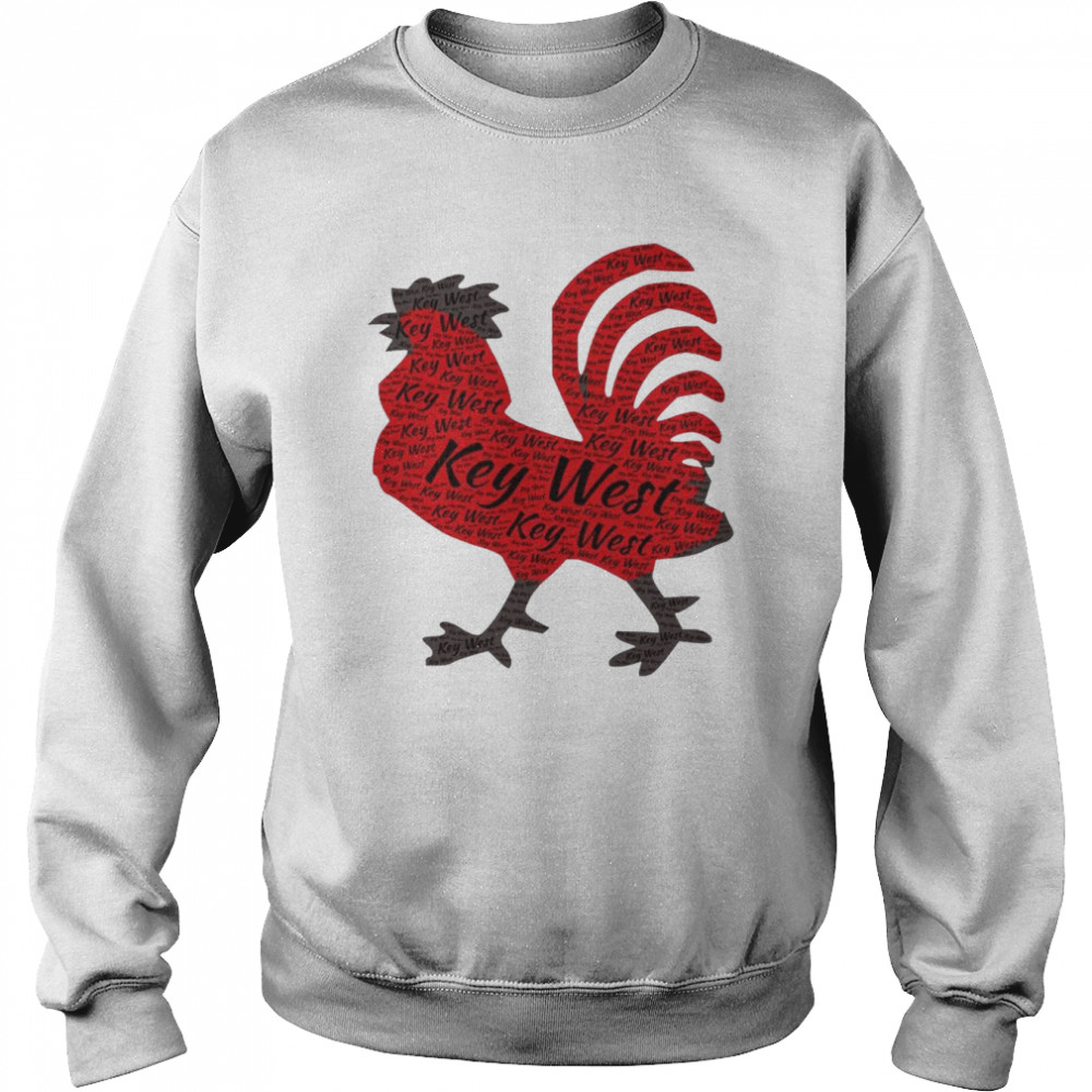 GGT Enlarged Key West Chicken Route One Souvenir Shirt Unisex Sweatshirt