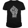 GUN POWER FIST BLACK LIVES MATTER POWER IS IN YOUR HAND Shirt Classic Men's T-shirt