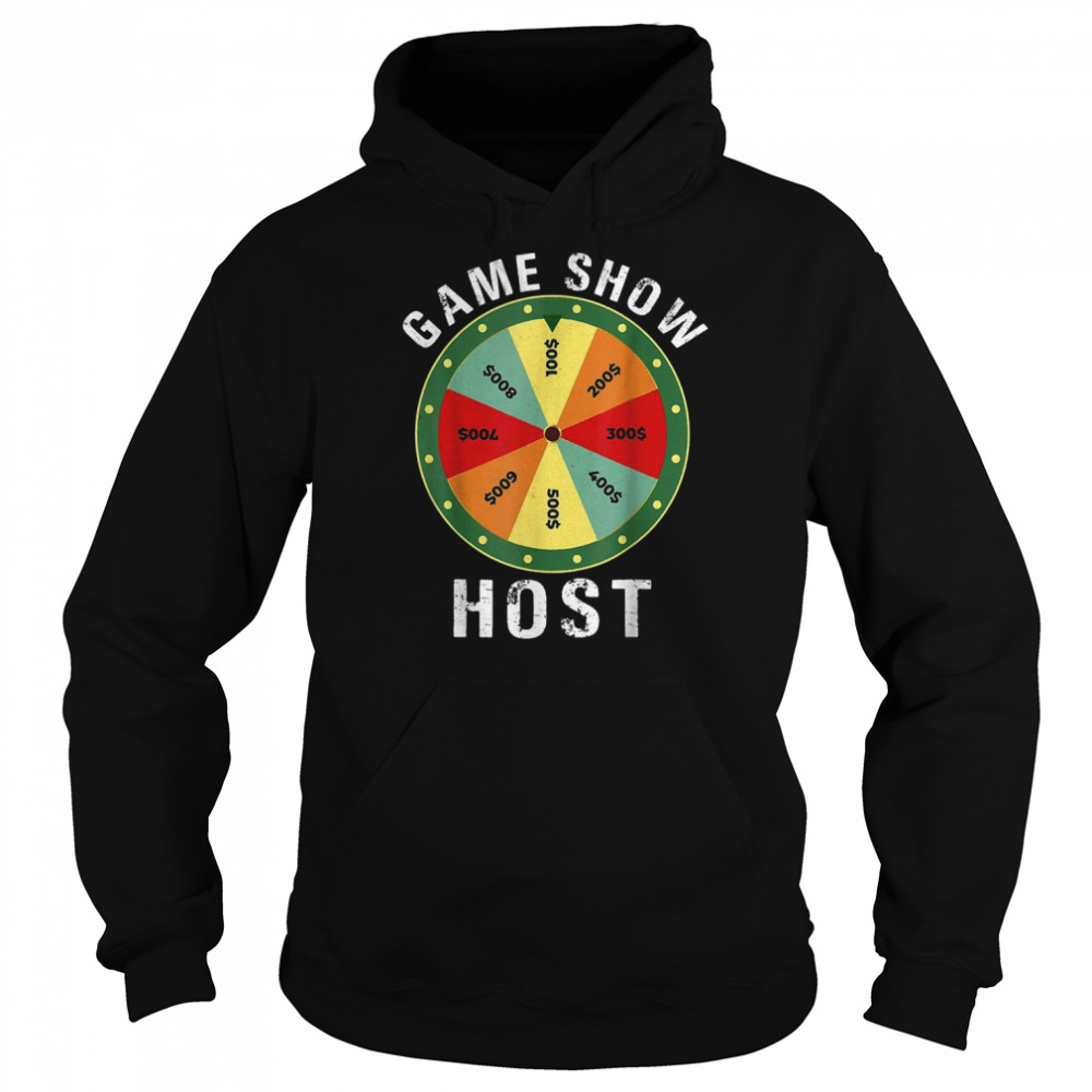 Game Show Host Trivia Board Game Night Questions VintageShirt Shirt Unisex Hoodie