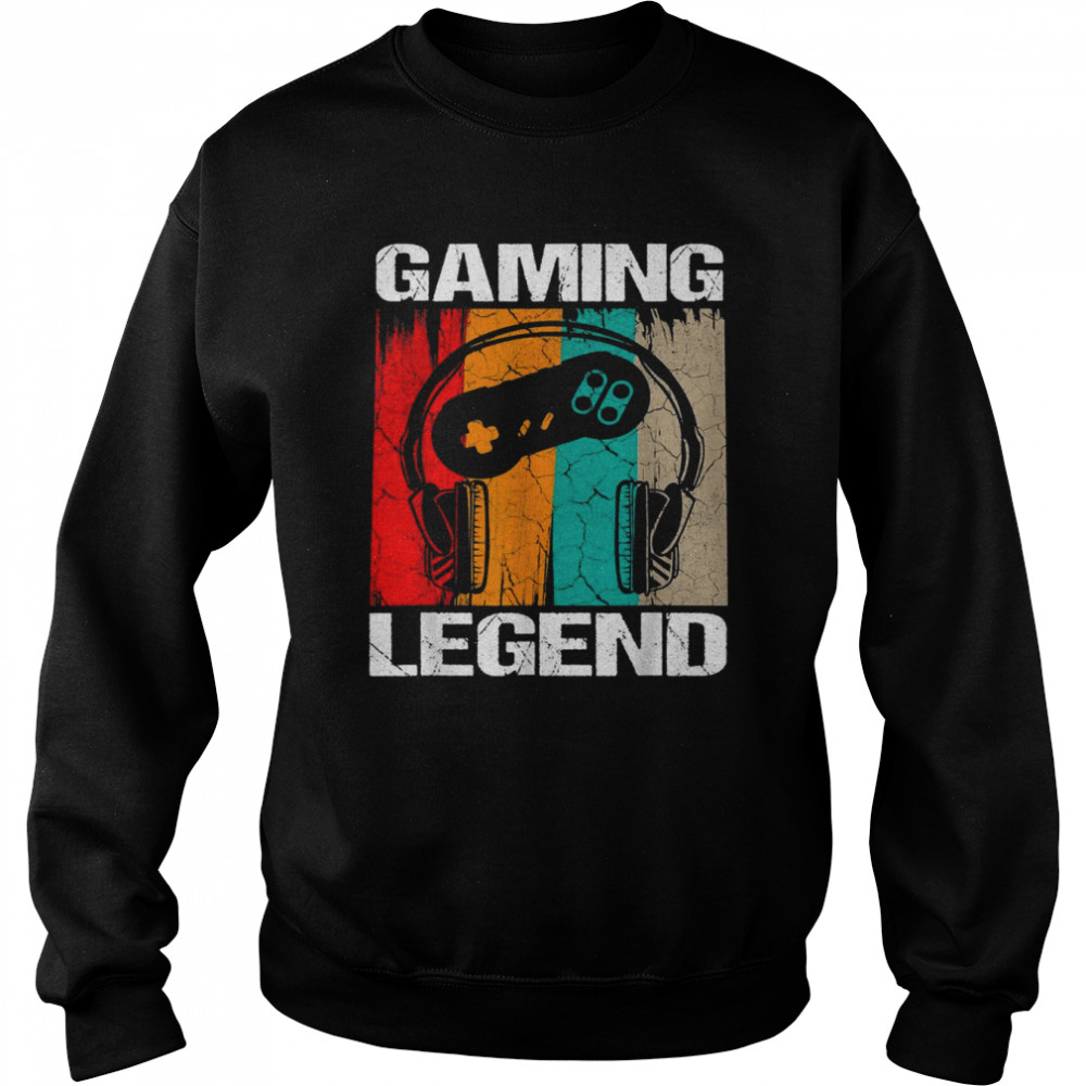 Gaming Legend PC Gamer Video Games BoysnagerShirt Shirt Unisex Sweatshirt