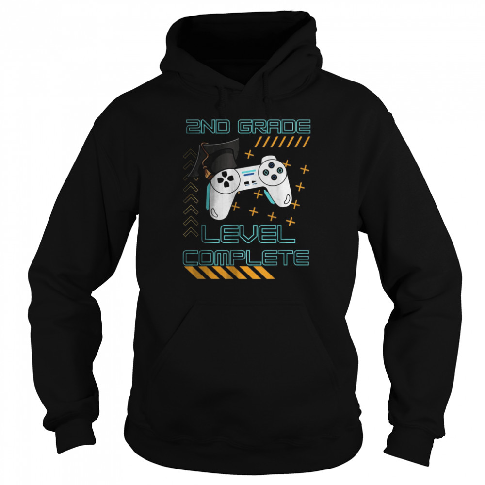 Gaming Level Completed 2nd Grade Graduate Student T-Shirt Unisex Hoodie